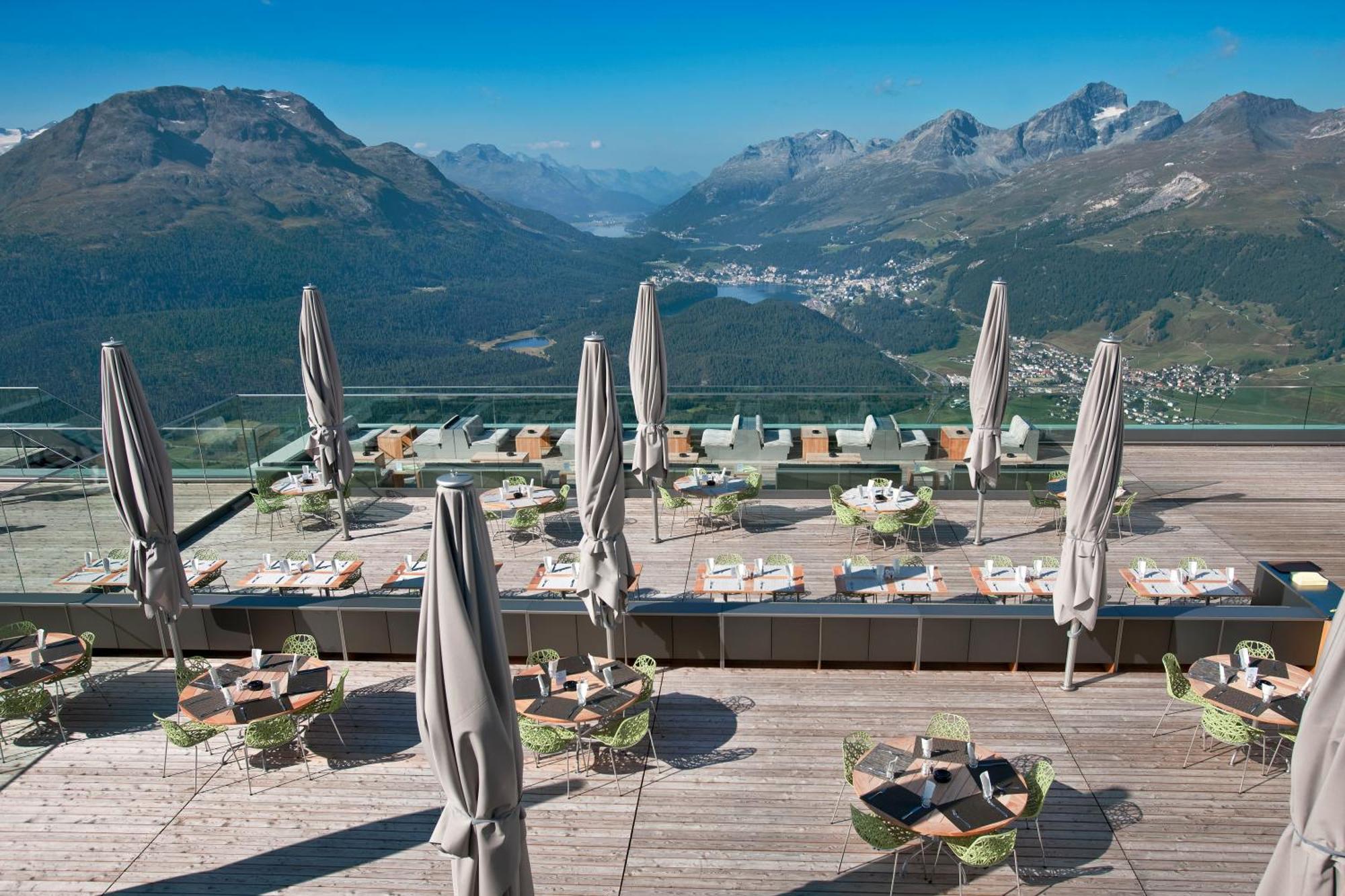 Romantik Hotel Muottas Muragl Samedan Exterior foto
